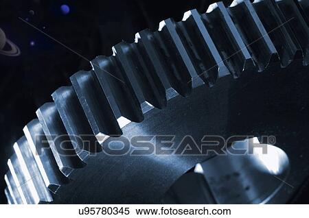 Stock Photography - Metal cogs. Fotosearch