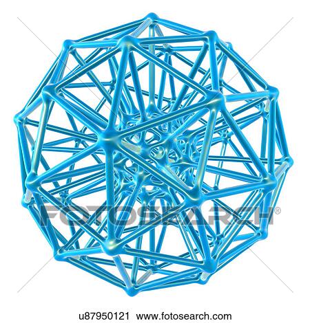 Stock Image - Nanoparticle, artwork. Fotosearch