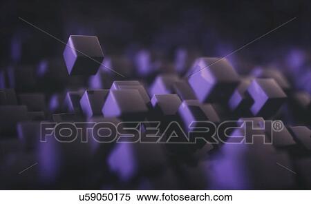 Purple cubes, illustration View Large Photo Image Stock Photography - Purple cubes, illustration. Fotosearch