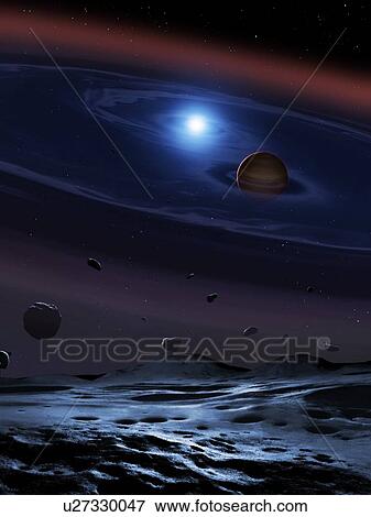 Stock Photo - Rocky Planet Formation. Fotosearch