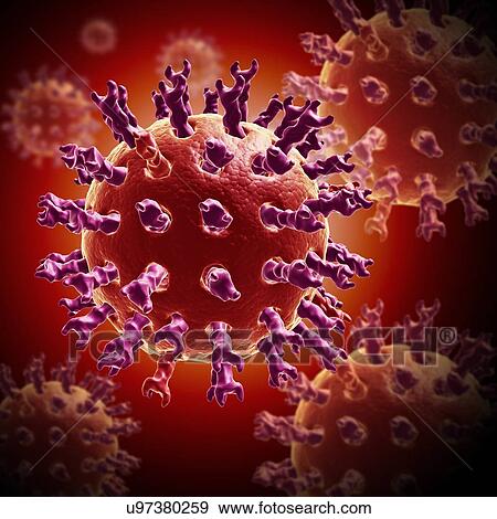 Stock Photo - Rotavirus virus particle, illustration. Fotosearch