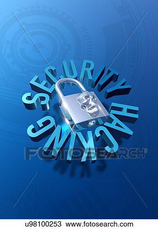 Stock Image - Security and hacking. Fotosearch