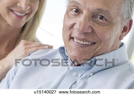 Senior man and mature woman View Large Photo Image Stock Photo - Senior man and mature woman. Fotosearch