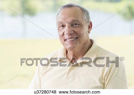 Stock Photo - Senior man smiling. Fotosearch