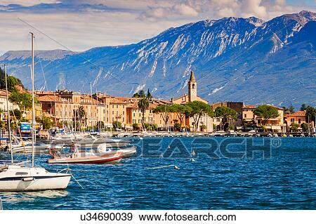 Stock Photo - Toscolano Maderno, Lake Garda, Italy. Fotosearch