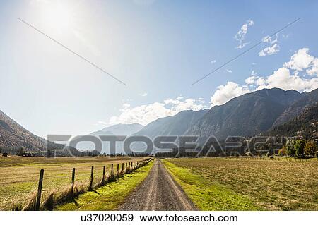Stock Photo - Trans Canada Highway near Kamloops, Lillooet, British Columbia, Canada. Fotosearch