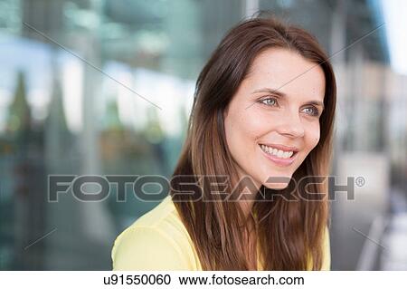 Businesswoman outside airport View Large Photo Image Stock Image - Businesswoman outside airport. Fotosearch