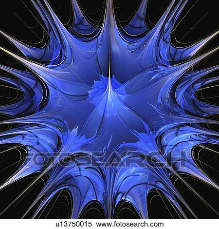 Stock Photography - 3D fractal. Computer-generated image of a three-dimensional fractal.. Fotosearch