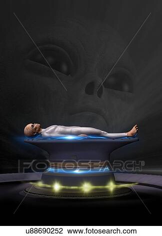 Alien life form, illustration. View Large Photo Image Stock Image - Alien life form, illustration.. Fotosearch