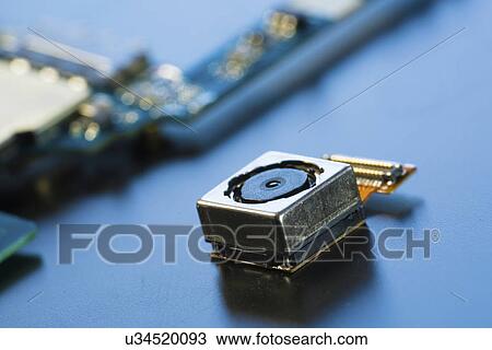 Camera component for smartphone. View Large Photo Image Stock Image - Camera component for smartphone.. Fotosearch