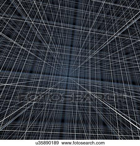 Grid matrix denoting 3d space, but evoking 4d space. Computer artwork. View Large Photo Image Stock Photo - Grid matrix denoting 3d space, but evoking 4d space. Computer artwork.. Fotosearch