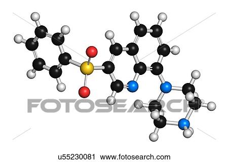Intepirdine Alzheimer's disease drug molecule. 3D rendering. Atoms are represented as spheres with conventional colour coding: hydrogen (white), carbon (black), nitrogen (blue), oxygen (red), sulfur (yellow). View Large Photo Image Stock Image - Intepirdine Alzheimer's disease drug molecule. 3D rendering. Atoms are represented as spheres with conventional colour coding: hydrogen (white), carbon (black), nitrogen (blue), oxygen (red), sulfur (yellow).. Fotosearch