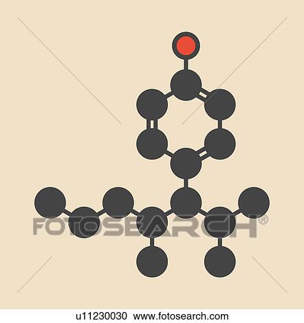 Nonylphenol endocrine disruptor molecule (one isomer shown). Stylized skeletal formula (chemical structure): Atoms are shown as color-coded circles: hydrogen (hidden), carbon (grey), oxygen (red). View Large Photo Image Stock Image - Nonylphenol endocrine disruptor molecule (one isomer shown). Stylized skeletal formula (chemical structure): Atoms are shown as color-coded circles: hydrogen (hidden), carbon (grey), oxygen (red).. Fotosearch