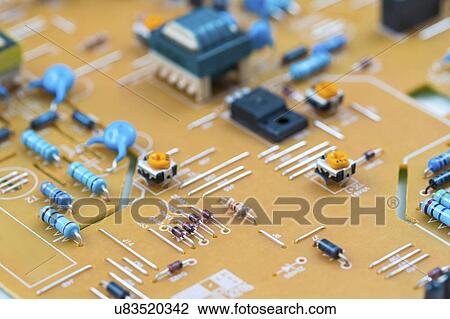 Stock Image - Printed circuit board.. Fotosearch