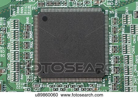 Stock Image - Printed circuit board.. Fotosearch