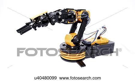 Stock Photo - Robotic arm, studio shot.. Fotosearch