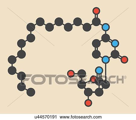 Sapacitabine cancer drug molecule (nucleoside analogue). Stylized skeletal formula (chemical structure): Atoms are shown as color-coded circles: hydrogen (hidden), carbon (grey), nitrogen (blue), oxygen (red). View Large Photo Image Stock Image - Sapacitabine cancer drug molecule (nucleoside analogue). Stylized skeletal formula (chemical structure): Atoms are shown as color-coded circles: hydrogen (hidden), carbon (grey), nitrogen (blue), oxygen (red).. Fotosearch