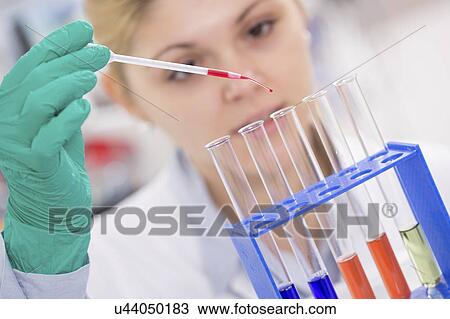 Scientist using pipette View Large Photo Image Stock Image - Scientist using pipette. Fotosearch