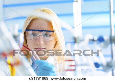 Scientist working View Large Photo Image Stock Photo - Scientist working. Fotosearch