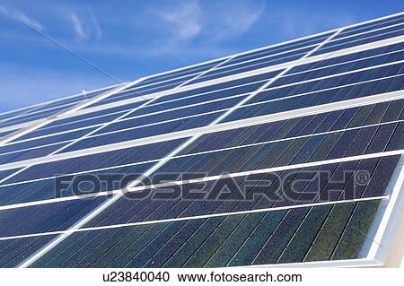 Solar Panel View Large Photo Image Stock Image - Solar Panel. Fotosearch