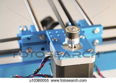 Stepper motor on industrial machine. View Large Photo Image Stock Photography - Stepper motor on industrial machine.. Fotosearch