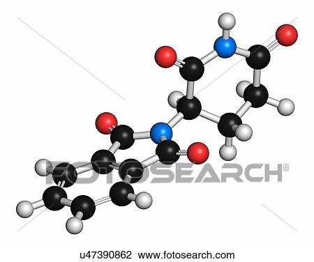 Thalidomide theratogenic drug molecule. Initially used as antiemetic to treat morning sickness in pregnant women but found to cause serious birth defects. Still used in treatment of multiple myeloma. Atoms are represented as spheres with conventional... View Large Photo Image Stock Image - Thalidomide theratogenic drug molecule. Initially used as antiemetic to treat morning sickness in pregnant women but found to cause serious birth defects. Still used in treatment of multiple myeloma. Atoms are represented as spheres with conventional.... Fotosearch