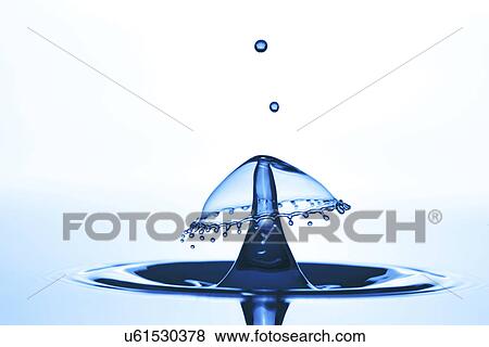 Stock Photo - Water splashing on water surface.. Fotosearch