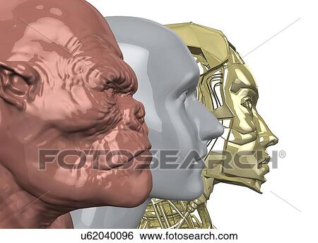 Evolution, conceptual illustration. View Large Photo Image Stock Photograph - Evolution, conceptual illustration.. Fotosearch