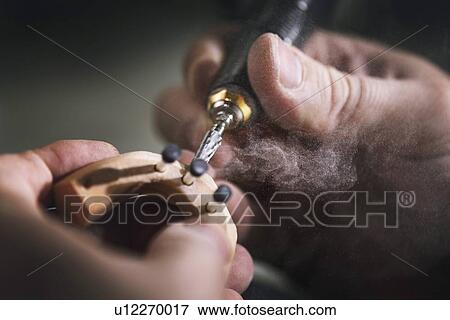 Person making prosthetic teeth, close up. View Large Photo Image Stock Photo - Person making prosthetic teeth, close up.. Fotosearch