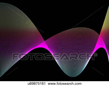 Stock Image - Abstract line pattern. Fotosearch