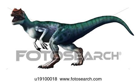 Artwork of Allosaurus View Large Photo Image Stock Photo - Artwork of Allosaurus. Fotosearch
