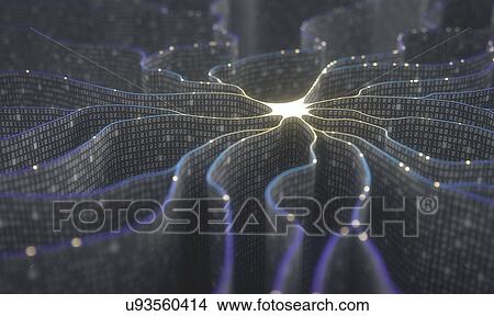 Binary code, illustration View Large Photo Image Picture - Binary code, illustration. Fotosearch
