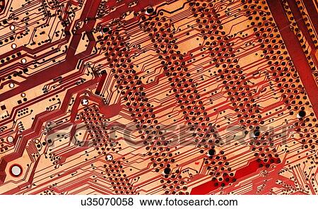 Stock Photo - Computer mother board. Fotosearch