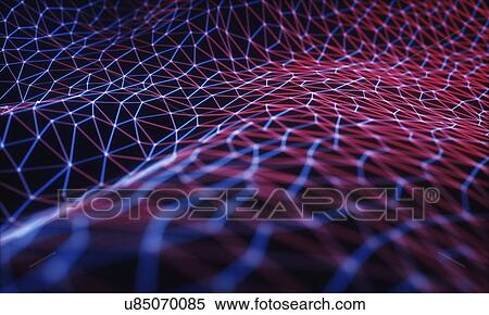 Stock Photography - Connecting lines, illustration. Fotosearch