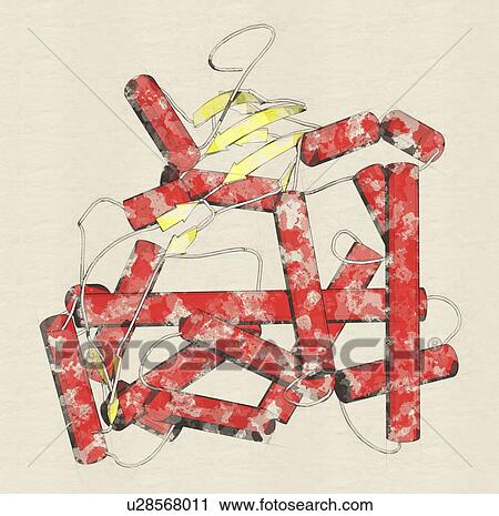 CYP2D6 liver enzyme molecule View Large Photo Image Stock Image - CYP2D6 liver enzyme molecule. Fotosearch