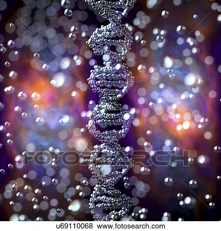 Stock Photo - DNA, illustration. Fotosearch