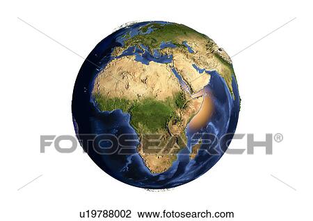 Earth from space, illustration View Large Photo Image Stock Image - Earth from space, illustration. Fotosearch