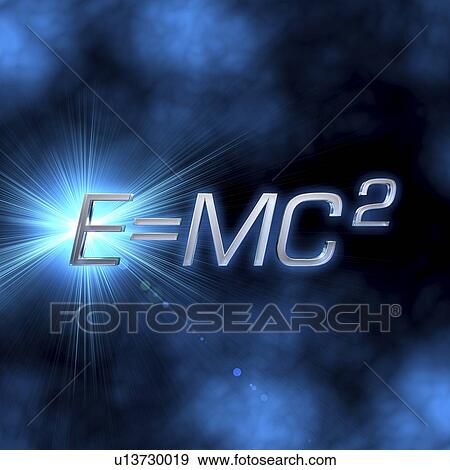 Einstein's mass-energy equation, illustration View Large Photo Image Stock Photo - Einstein's mass-energy equation, illustration. Fotosearch