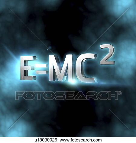 Stock Photograph - Einstein's mass-energy equation, illustration. Fotosearch