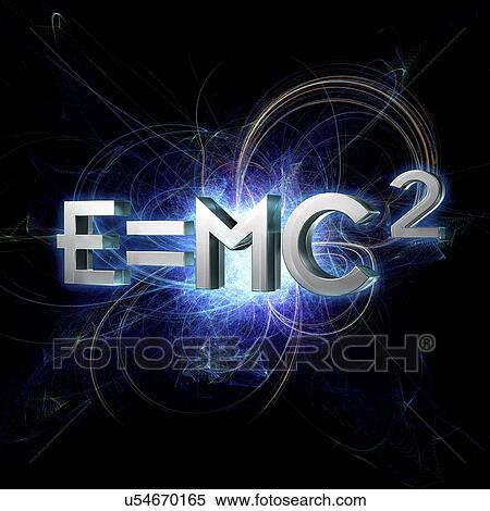 Stock Photography - Einstein's mass-energy equation, illustration. Fotosearch