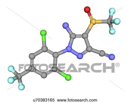 Stock Photography - Fipronil insecticide molecule. Fotosearch
