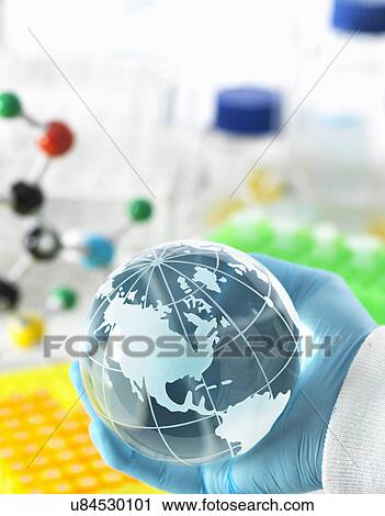 Stock Image - Global research, conceptual image. Fotosearch