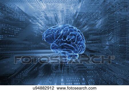 Human brain and communication View Large Photo Image Stock Image - Human brain and communication. Fotosearch