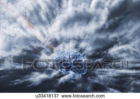 Human brain and communication View Large Photo Image Stock Photo - Human brain and communication. Fotosearch