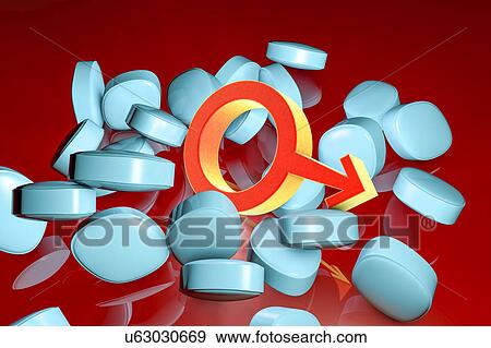 Stock Photo - Impotence treatment, conceptual artwork. Fotosearch
