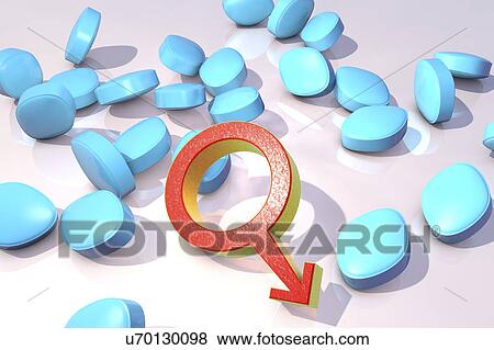 Stock Photo - Impotence treatment, conceptual artwork. Fotosearch