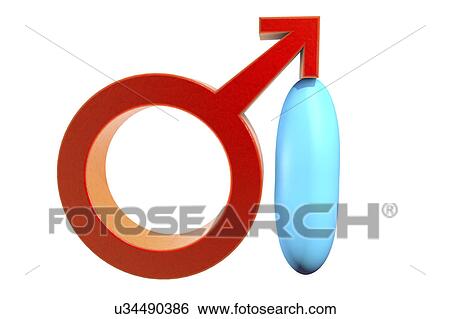 Stock Photograph - Impotence treatment, conceptual artwork. Fotosearch