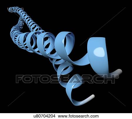 Keratin intermediate filament molecule View Large Photo Image Picture - Keratin intermediate filament molecule. Fotosearch