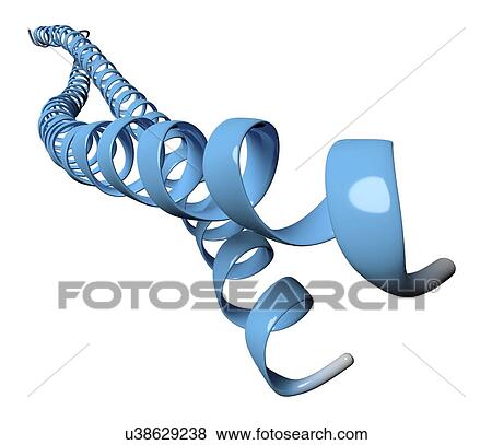 Keratin intermediate filament molecule View Large Photo Image Stock Photo - Keratin intermediate filament molecule. Fotosearch