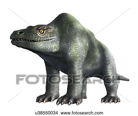 Megalosaurus - Retro Look View Large Photo Image Picture - Megalosaurus - Retro Look. Fotosearch